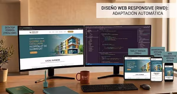 Disseny Web Adaptatiu a Hospitalet de Llobregat