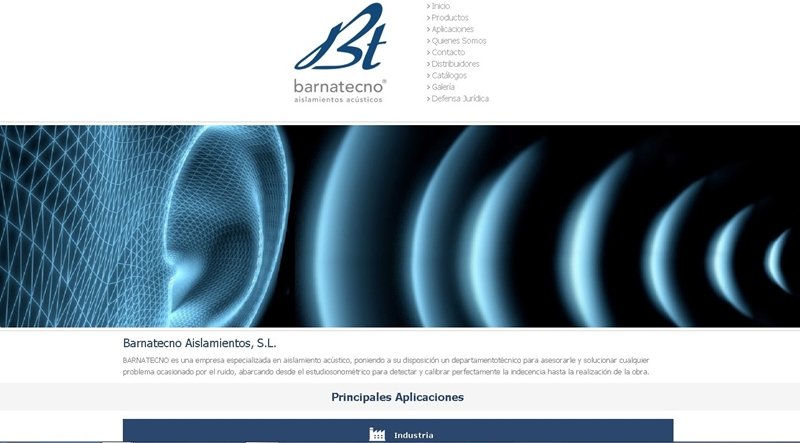 Nuevo diseño web en Barcelona de la Empresa Barnatecno